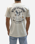 Ditch Balloons, Buy Flowers Tee - Cream
