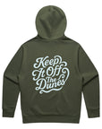 Keep It Off The Dunes Hoodie - Faded Green