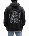 Recycled Silent Hunter of The Sea Hoodie - Faded Black