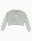 Ripples Make Waves Crop Top - Sage