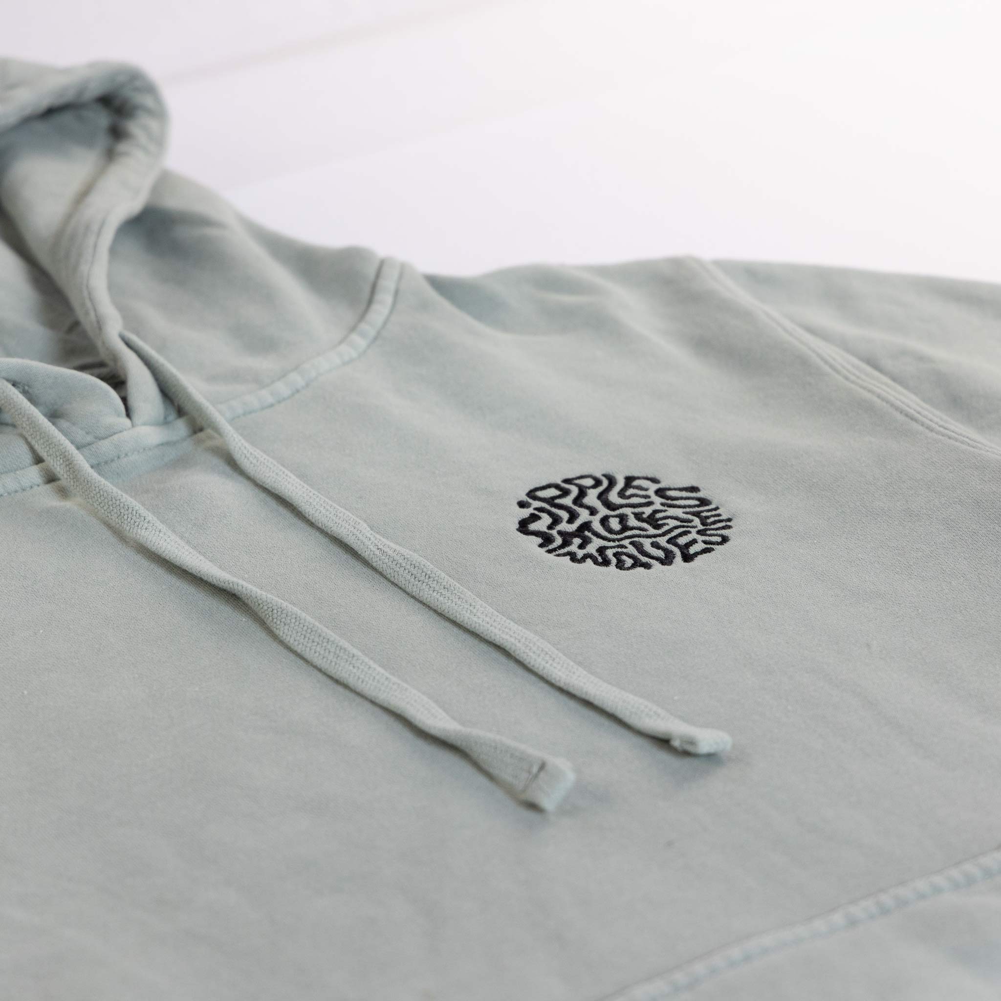 Make Waves Hoodie - Ivory/Bone/Gravel