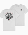 Trees of the Seas Tee - Light Gray Organic