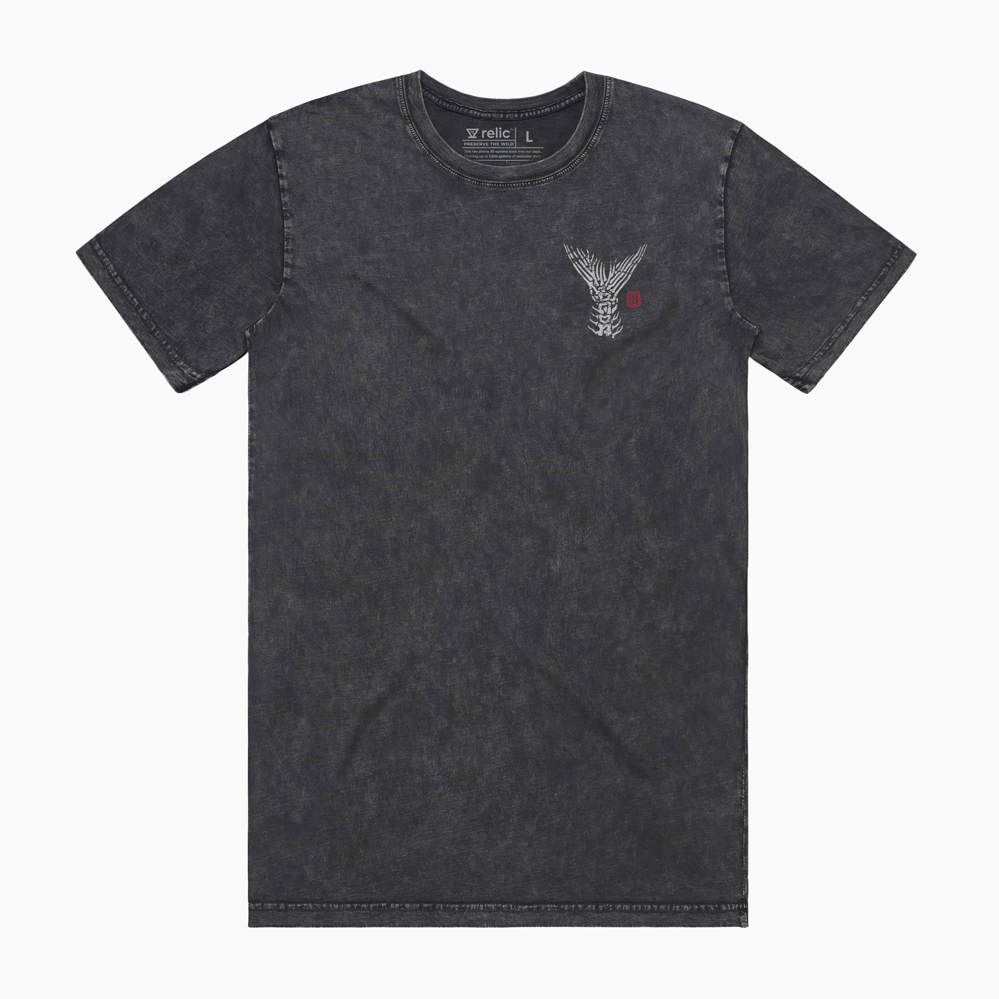 GOOD HELLER Tシャツ EVILACT ocean beetle washed_cuda_front.jpg?v=1740761149