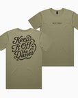 Keep It Off The Dunes Tee - Eucalyptus