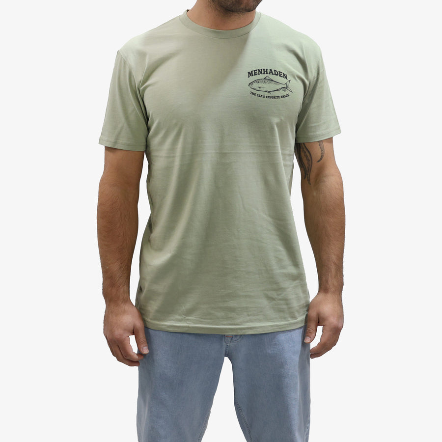 The Sea's Favorite Snack Tee - Eelgrass Green