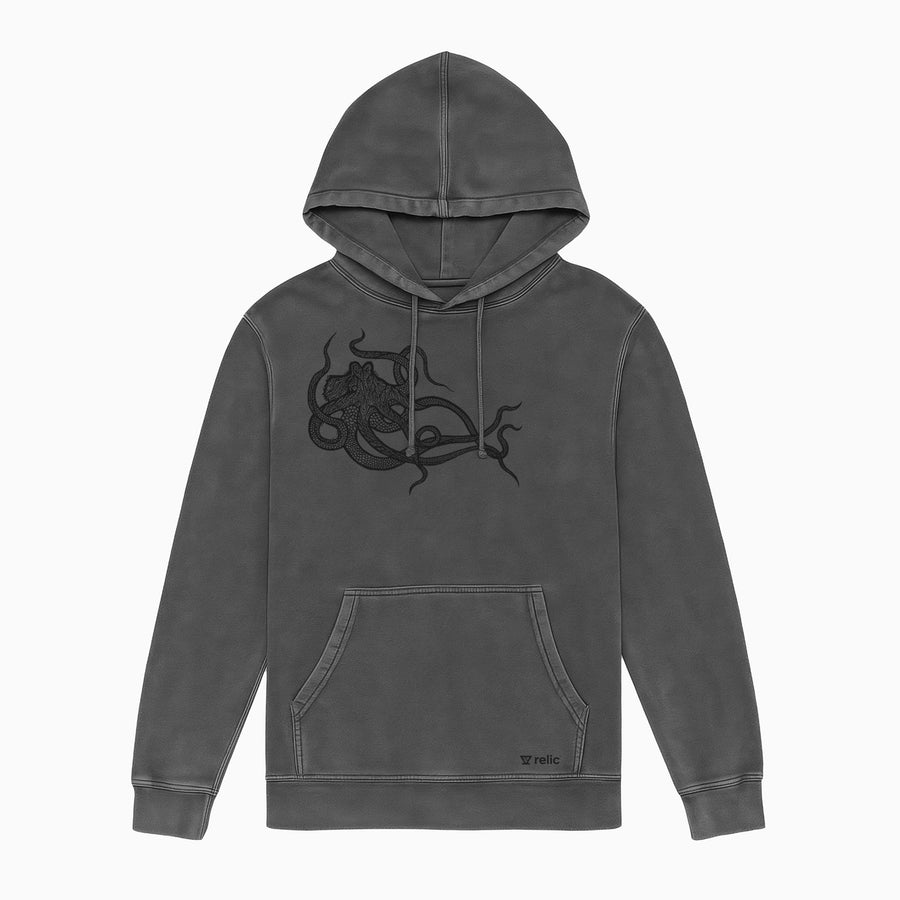 Octopus Hoodie - Charcoal