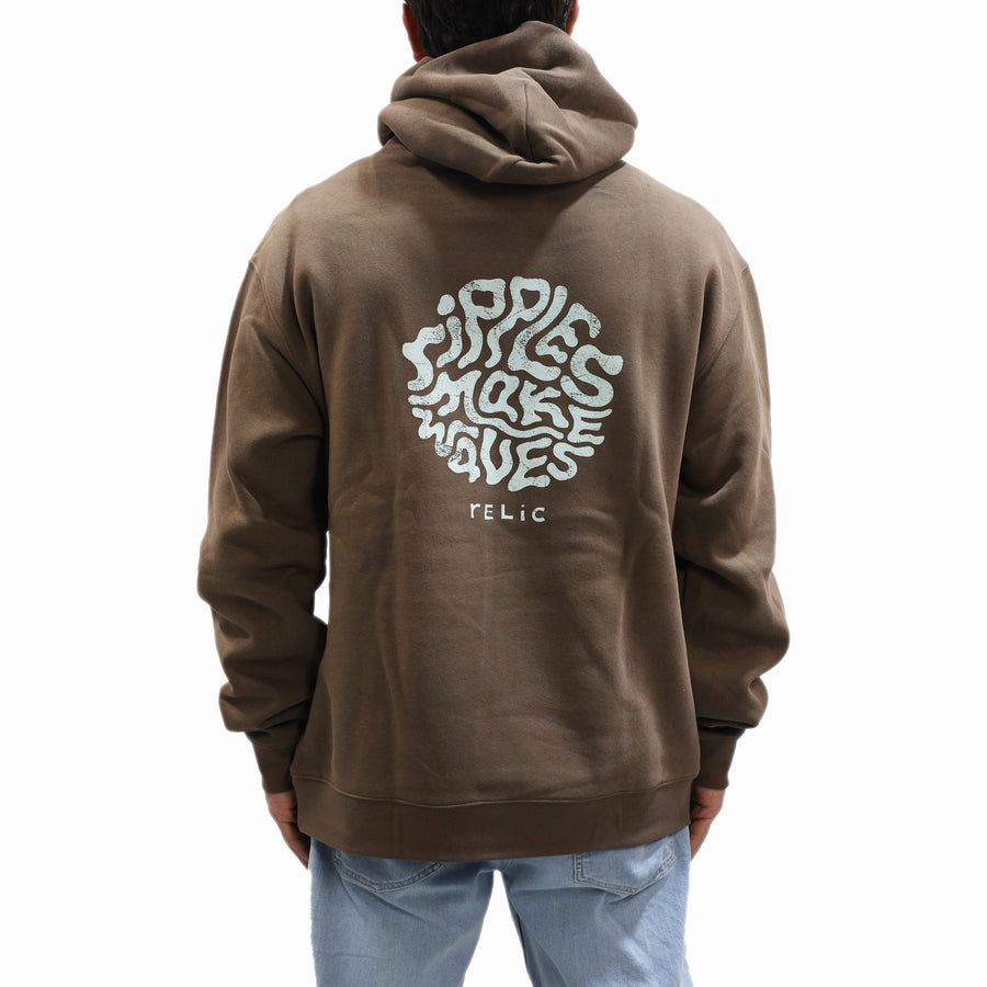 Recycled Ripples Make Waves Hoodie - Mudrock