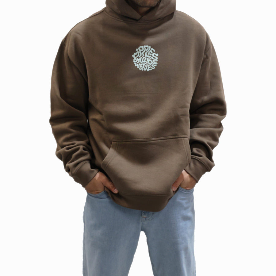 Recycled Ripples Make Waves Hoodie - Mudrock