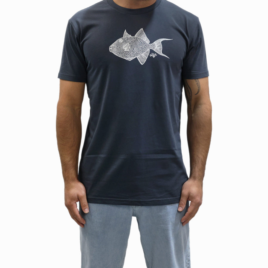 Triggerfish Tee - Navy