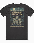 Built From The Bottom Tee - Faded Black