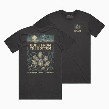 Built From The Bottom Tee - Faded Black