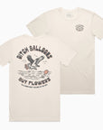 Ditch Balloons, Buy Flowers Tee - Cream