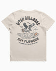 Kids Ditch Balloons, Buy Flowers Tee - Pearl