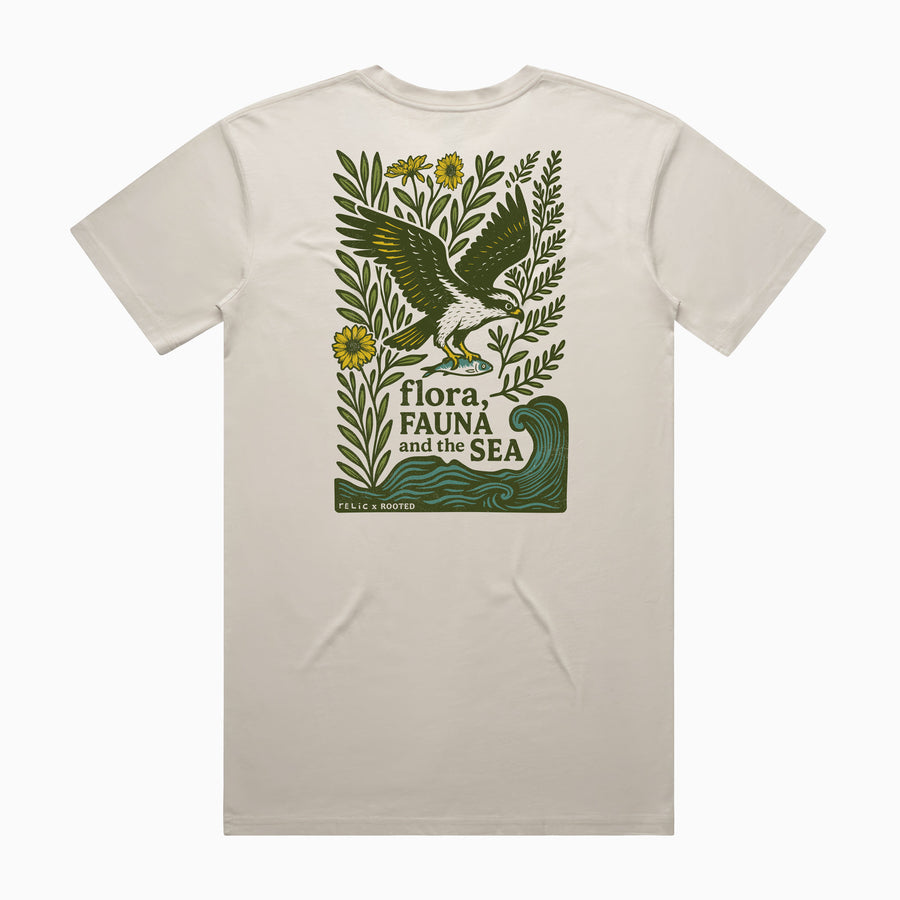 Flora, Fauna, and The Sea Tee - Natural