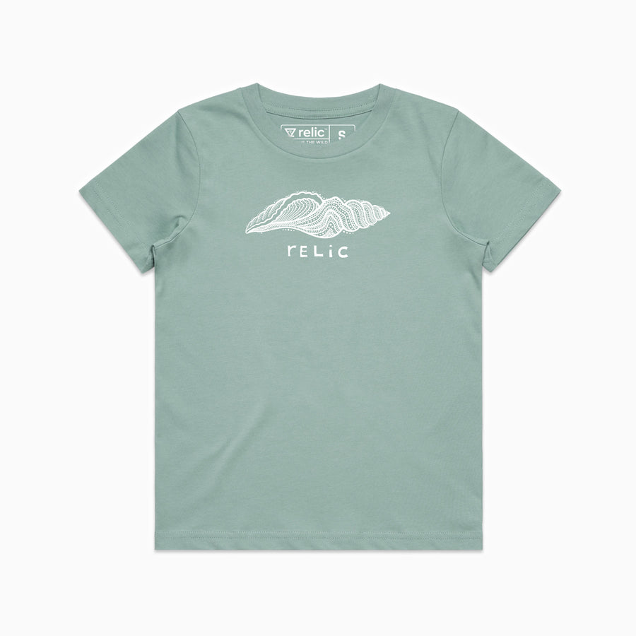 Kids Swell Shell Tee - Mint