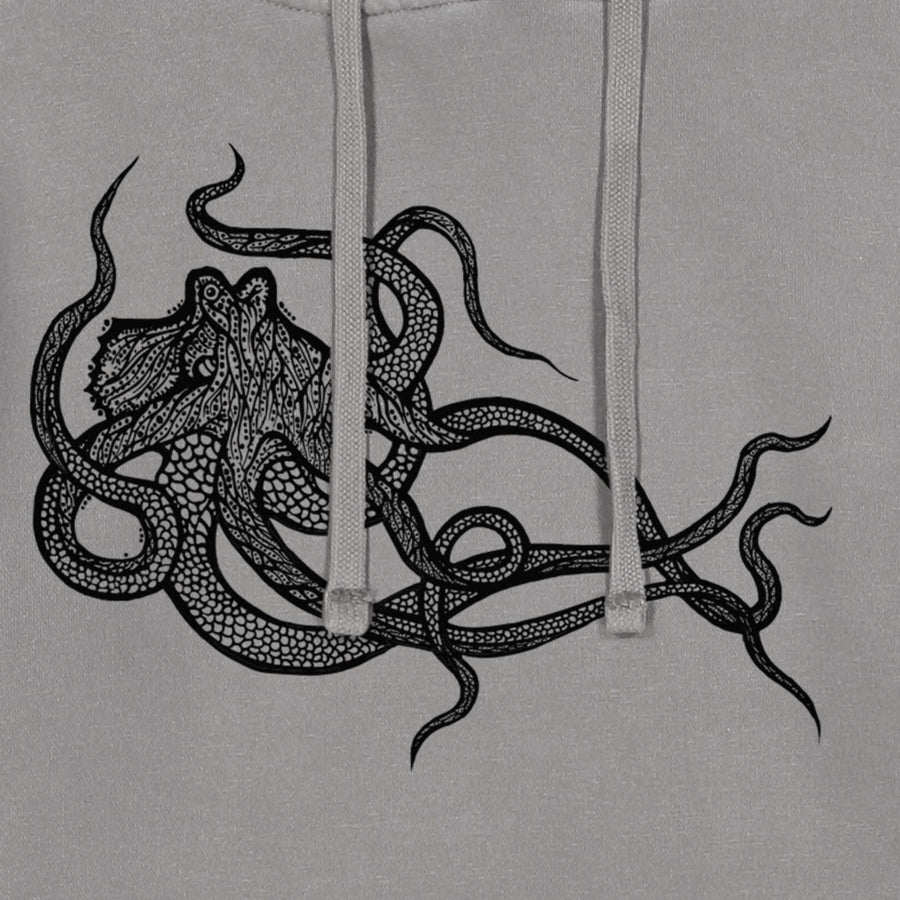 Octopus Hoodie - Driftwood Grey