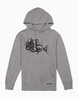 Octopus Hoodie - Driftwood Grey