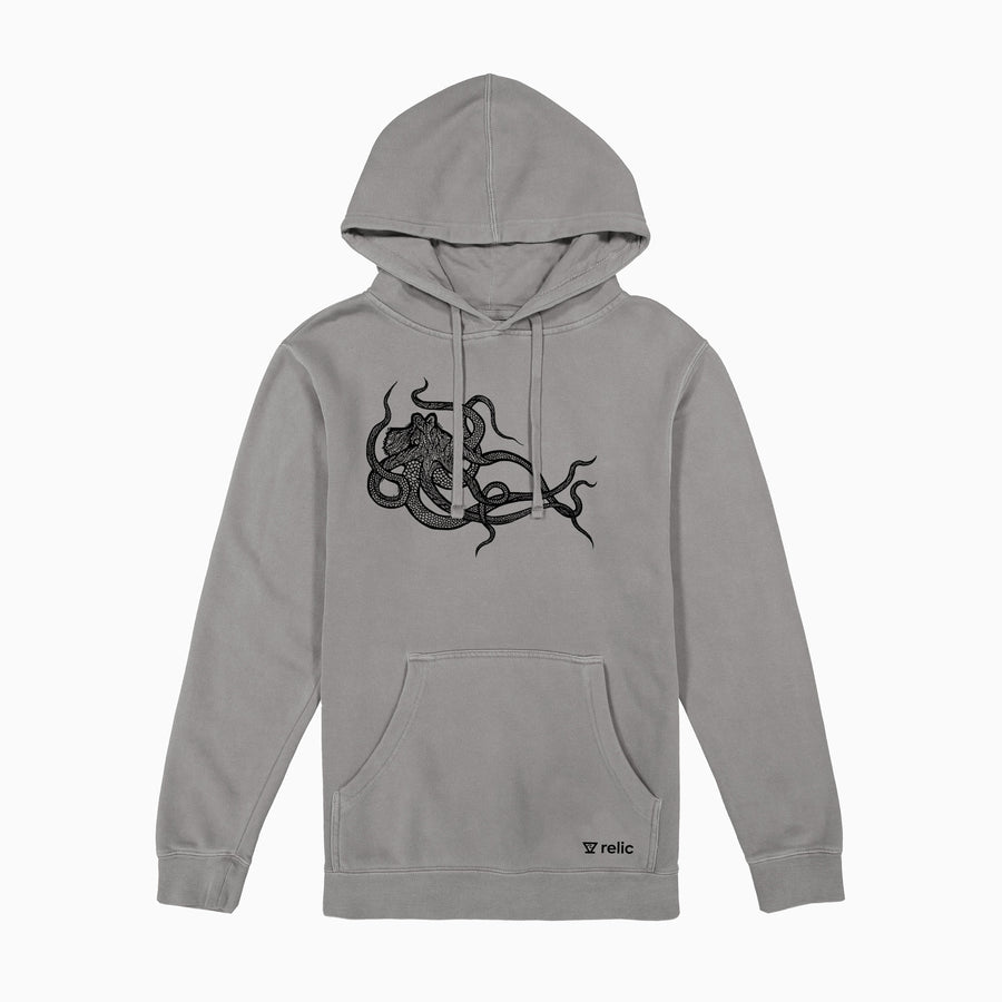 Octopus Hoodie - Driftwood Grey