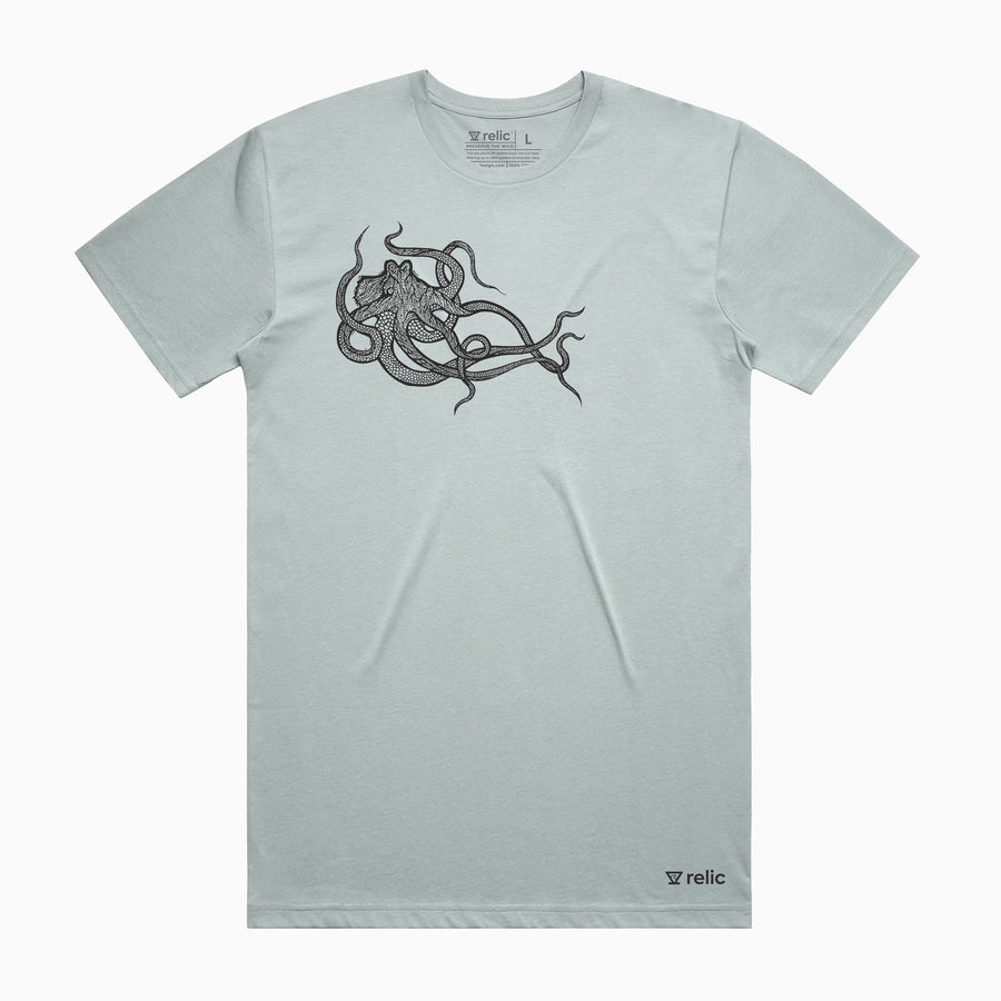 Octopus Tee - Bay Mist