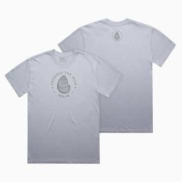 Heavy Oyster Tee - Light Blue