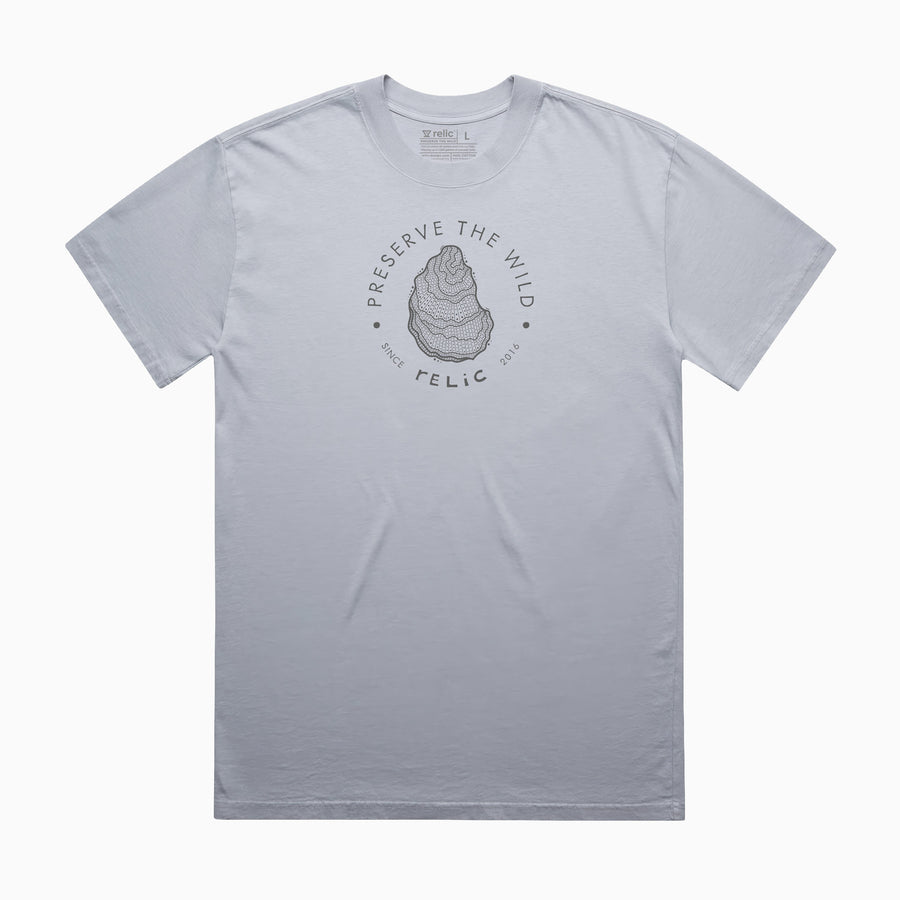 Heavy Oyster Tee - Light Blue