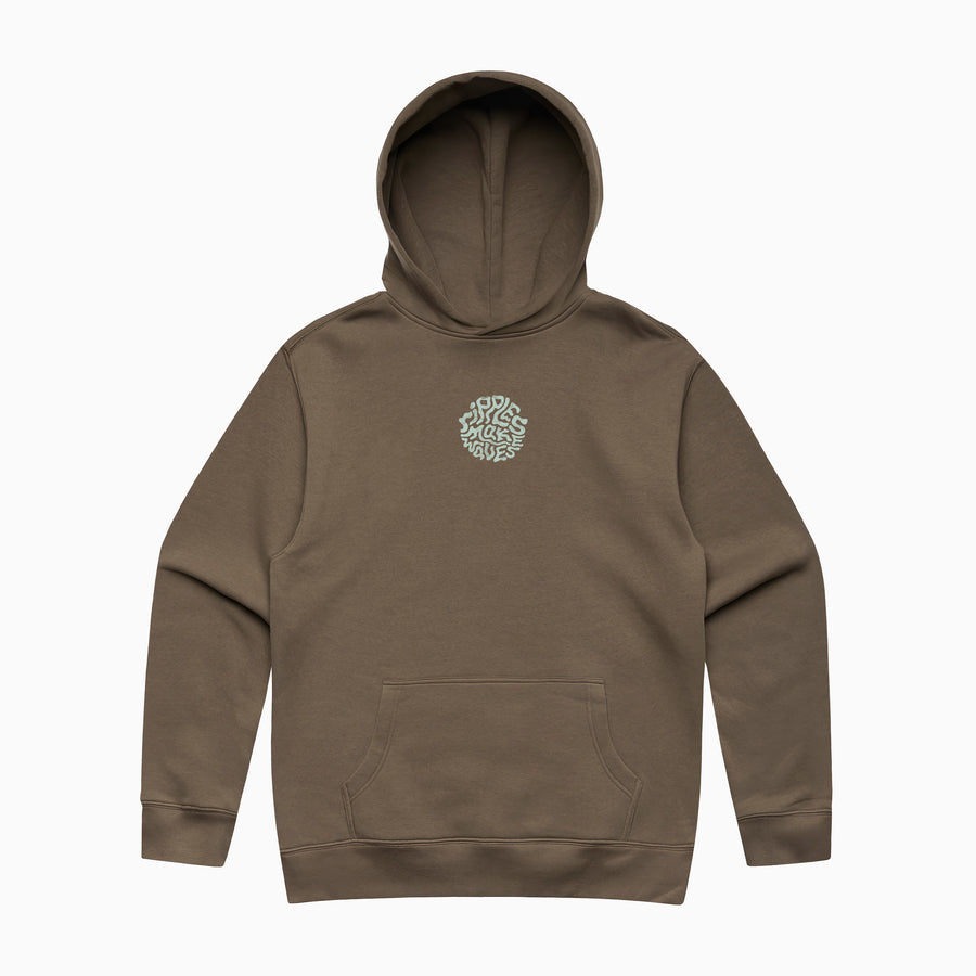 Recycled Ripples Make Waves Hoodie - Mudrock