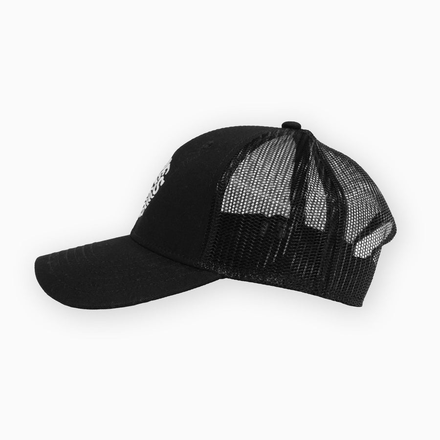 Ripples Make Waves Cap | White On Black