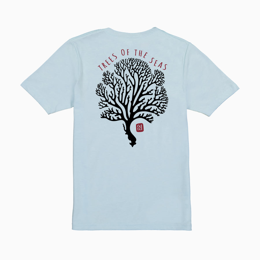 Trees of the Seas Tee - Light Blue