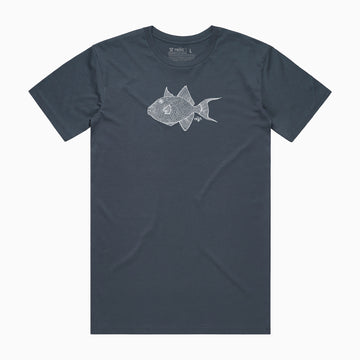 Triggerfish Tee - Navy