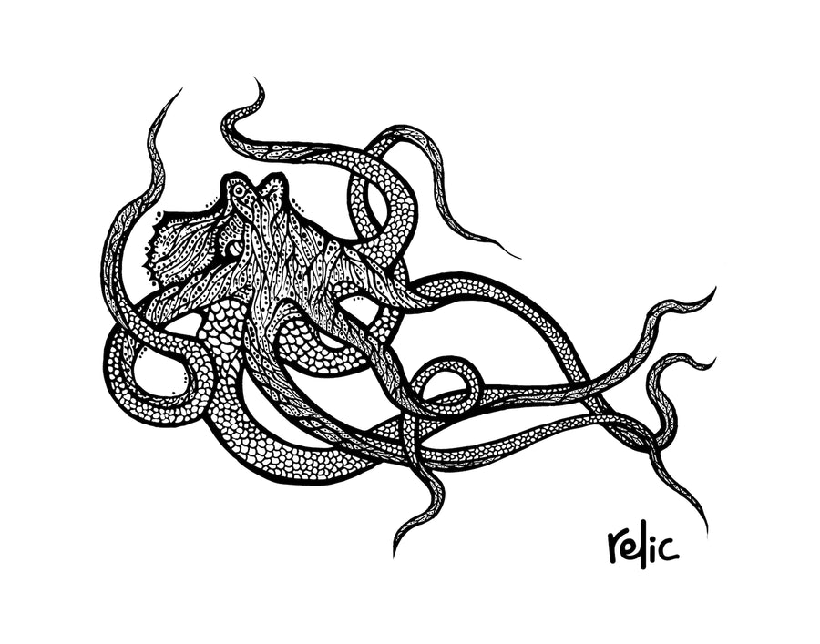 Octopus Print, , Relic, Relic - Relic